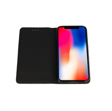 Apple iphone 15 serie bookcase flipcase hoesje zwart open