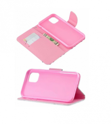 Apple iphone 11 11pro 11promax bookcase hoesje binnenkant schattig katje 1