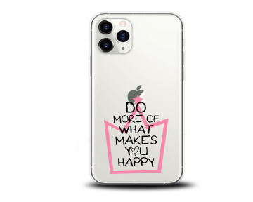 Apple iphone 11 pro 11 pro max siliconen hoesje transparant do more of what