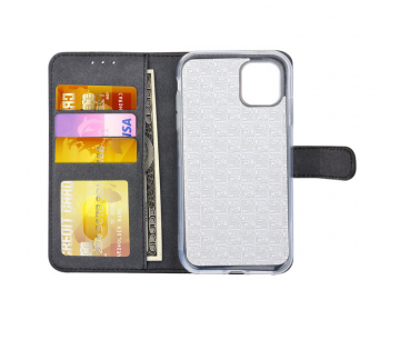 Apple iphone 11 pro max bookcase bescherm hoesje zwart beautiful you 1