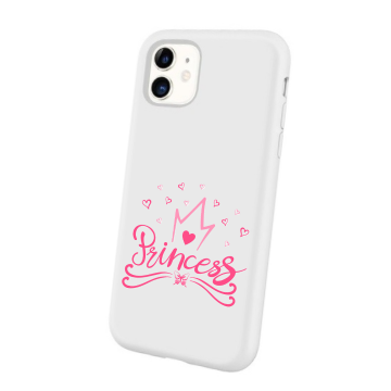 Apple iphone 11 siliconen hoesje princess