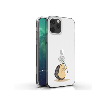 Apple iphone 12 12pro hoesje transparant egeltje