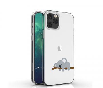 Apple iphone 12 12pro siliconen hoesje koala beertje