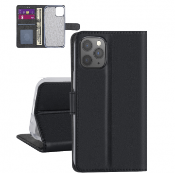 Apple iphone 12 bookcase hoesje zwart telefoonhoesjes iphone 12mini 12 12pro 12promax bookcase zwart hoesje 0