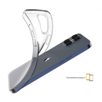 Apple iphone 12 pro max backcover case siliconen hoesje