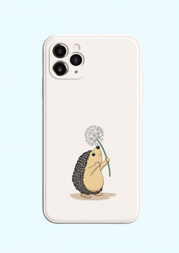 Apple iphone 12 pro siliconen hoesje egeltje