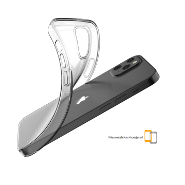 Apple iphone 12 transparant siliconen hoesje1