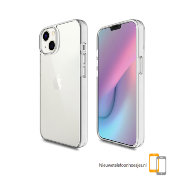 Apple iphone 13 mini transparant siliconen tpu clear cover hoesje nieuwetelefoonhoesjes nl