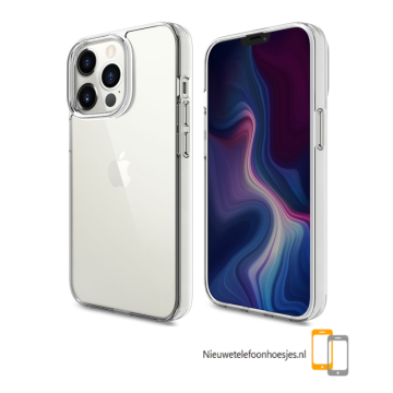 Apple iphone 13 pro transparant siliconen tpu clear cover hoesje nieuwetelefoonhoesjes nl