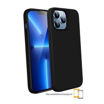 Apple iphone 13 pro promax zwart siliconen tpu case cover hoesje nieuwetelefoonhoesjes nl 0