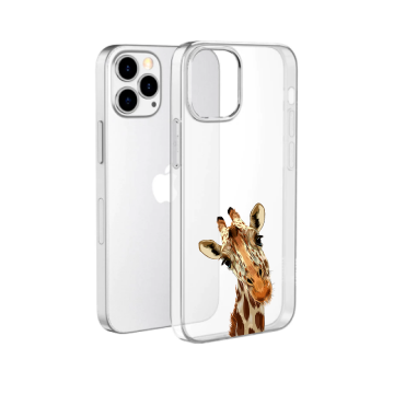 Apple iphone 13pro hoesje 13promax transparant hoesje siliconen hoesjes iphone giraffe