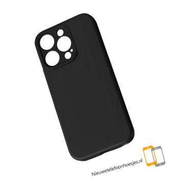 Apple iphone 15 serie siliconen hoesjes zwart perfecte camera uitsparingen