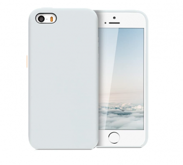Apple iphone 5 5s se wit soft rubberen siliconen cover hoesje
