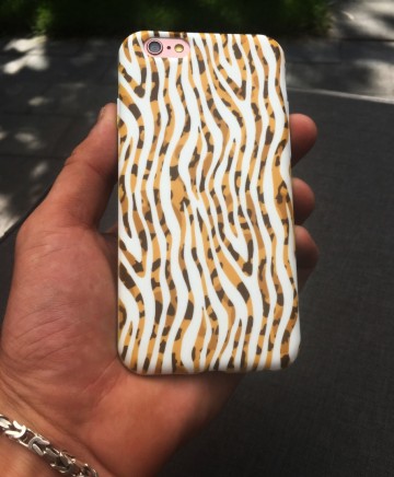 Apple iphone 6 6s siliconen hoesje wildlife 1