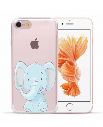 Apple iphone 7 8 SE2020 SE2022 siliconen hoesje olifantje