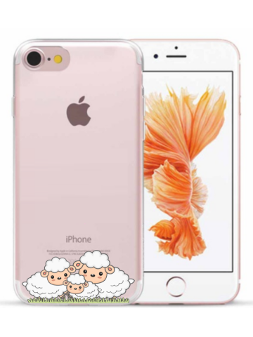 Apple iphone 7 8 SE2020 SE2022 siliconen hoesje transparant schattige schaapjes