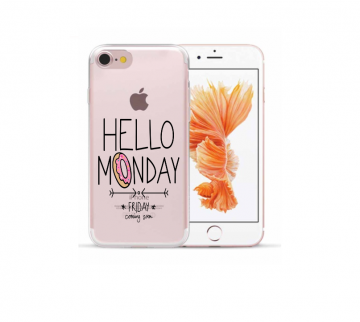 Apple iphone 7 8 SE2020 SE2022 siliconen hoesjes hello monday