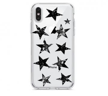 Apple iphone x xs siliconen cover hoesje sterren