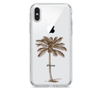 Apple iphone x xs siliconen hoesje palmboom