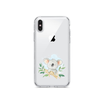 Apple iphone x xs xsmax siliconen hoesje transparant koala beertje