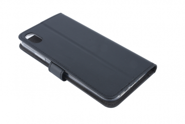 Apple iphone xr bookcase hoesje zwart2