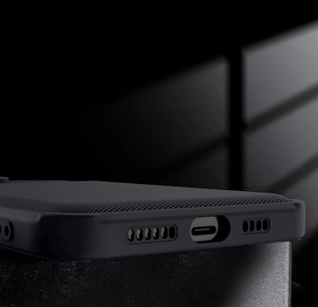 Apple iphone xr zwart siliconen telefoonhoesje protected camera 1