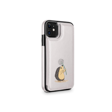 Apple iphone11 wit backcover hoesje pinpasvakje
