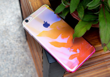 Backcover hoesje glanzend voor de Apple Iphone 6 / 6s / 7 / 8 roze 1