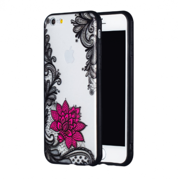 Apple Iphone 6 / 6 hoesje bloemen mandala cover hoesje apple iphone 6 6s