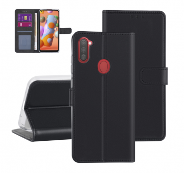 Bookcase hoesje  samsung galaxy a11 m11 zwart
