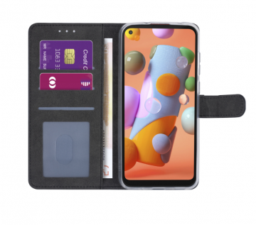 Bookcase hoesje  samsung galaxy a11 m11 zwart1