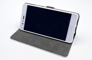 Bookcase hoesje voor de huawei p9 lite wit
