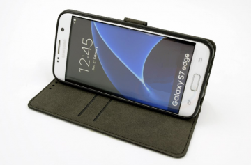 Bookcase hoesje voor de samsung galaxy s7 edge zwart2