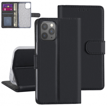 Bookcase hoesje zwart apple iphone 12 mini