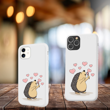 Egel hartjes blazen telefoonhoesjes apple iphone 11 serie1