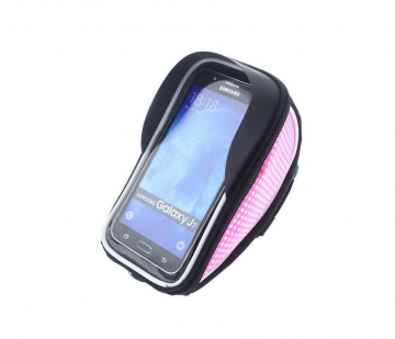 Fiets telefoonhouder voor smartphones zwart roze 1