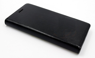 Handig bookcase bescherm hoesje zwart voor de huawei p8