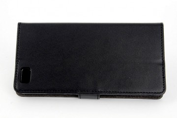 Huawei ascend p8 lite 2016 boekcase hoesje zwart