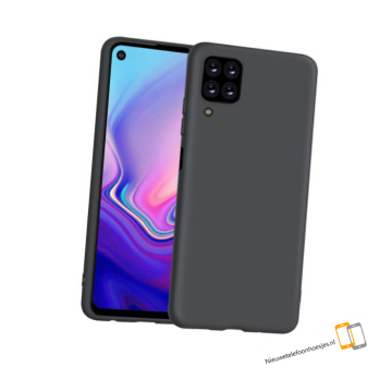 Huawei p40 lite siliconen hoesje zwart