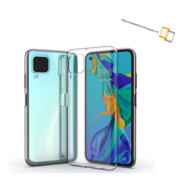 Huawei p40 lite hoesje transparant siliconen cover telefoon hoesje