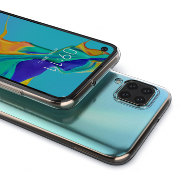 Huawei p40 lite hoesje transparant siliconen telefoon hoesje1