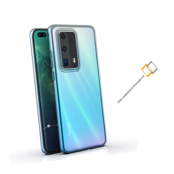 Huawei p40 pro plus hoesje transparant siliconen cover telefoon hoesje