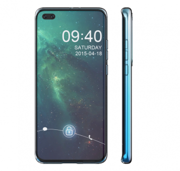 Huawei p40 pro transparant siliconen cover telefoon hoesje 1