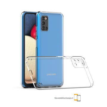 Samsung galaxy a02s / m02s hoesje transparant siliconen hoesje