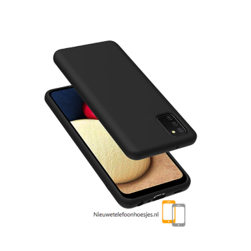 Samsung galaxy a03s siliconen hoesje zwart