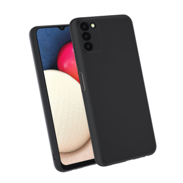 Samsung galaxy a03s zwart backcover hoesje