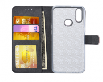 Samsung galaxy a10s bookcase hoesje rozegoud binnenkant