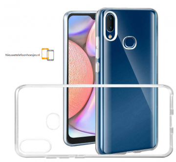 Samsung galaxy a10s transparant siliconen hoesje