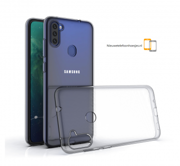 Samsung galaxy a11 m11 transparant siliconen hoesje