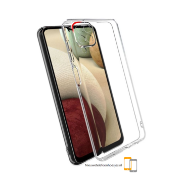 Samsung galaxy a12 transparant siliconen cover hoesje